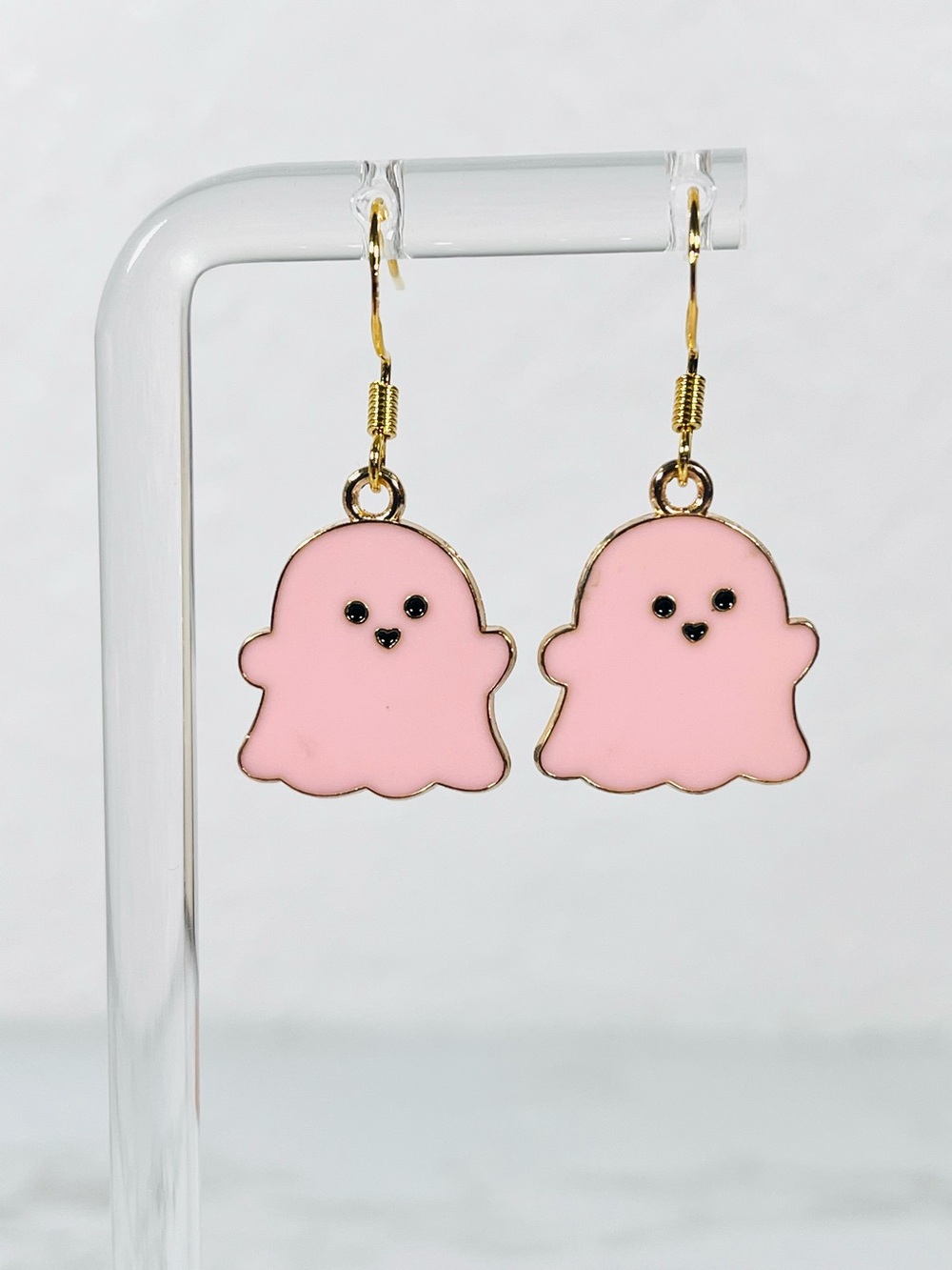 4/$20 Pink Ghost Earrings